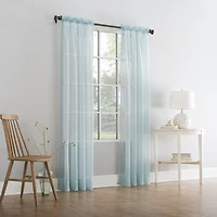 MAINSTAYS Marjorie Solid Voile Curtain Panel