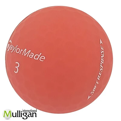 Mulligan - 48 Taylormade Soft Response 5A Recycled Used Golf Balls, Red