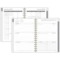 2026 Mead® Greyson Floral Small Weekly Clear Poly Cover Planner