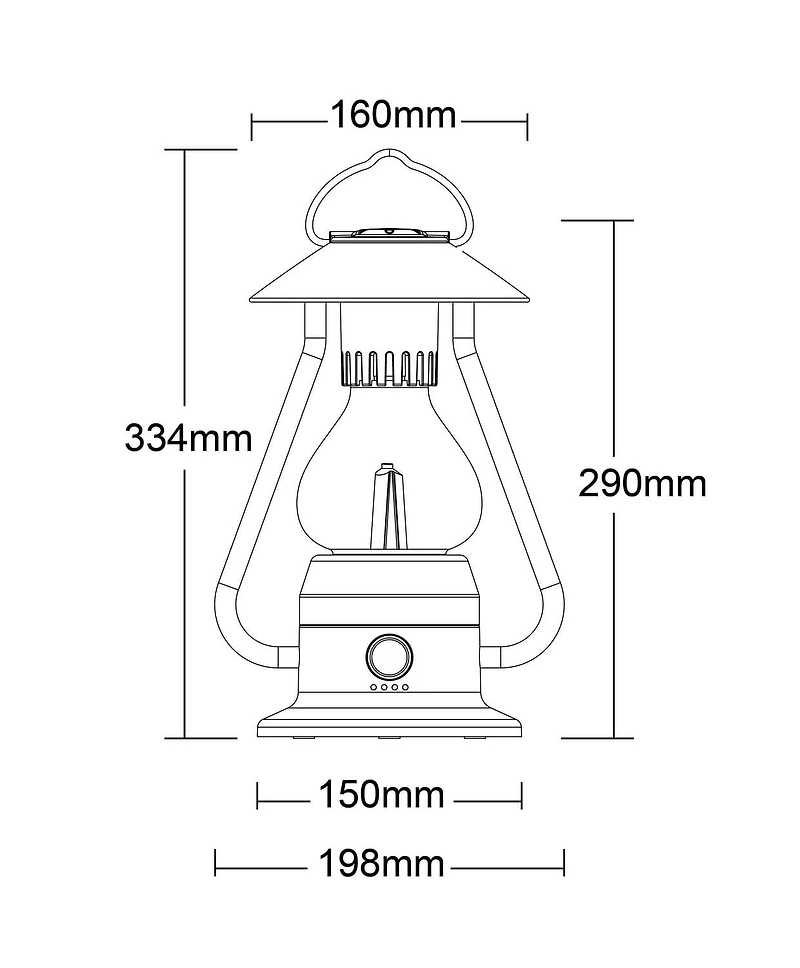 Romantico Classic LED Rechargeable Lamp