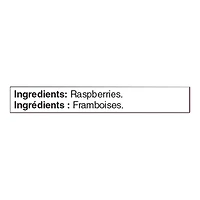 Great Value Frozen Raspberries, 400 g