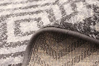 ECARPET Area Rug for Living Room, Geometric Indoor Carpet Ember Collection