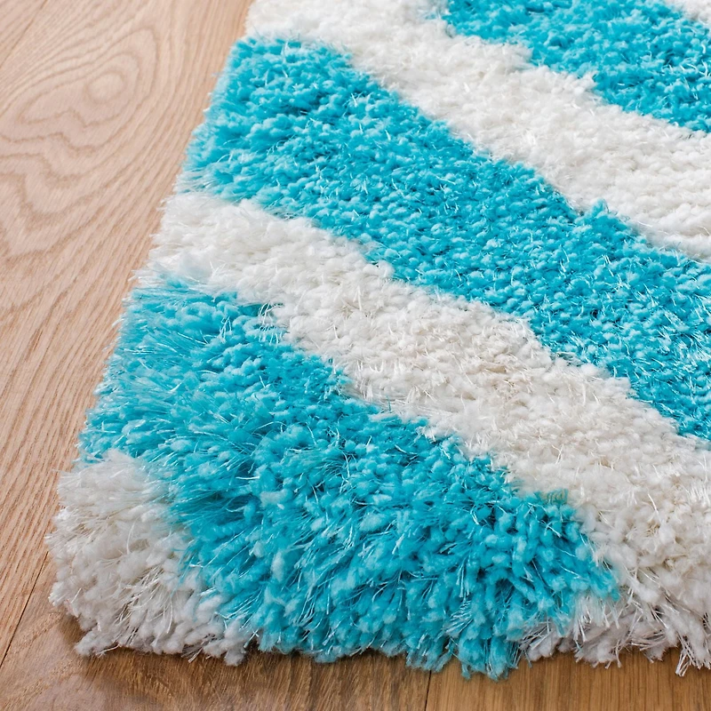 Safavieh Barcelona Carmella Zigzag Stripes Shag Area Rug