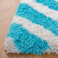 Safavieh Barcelona Carmella Zigzag Stripes Shag Area Rug