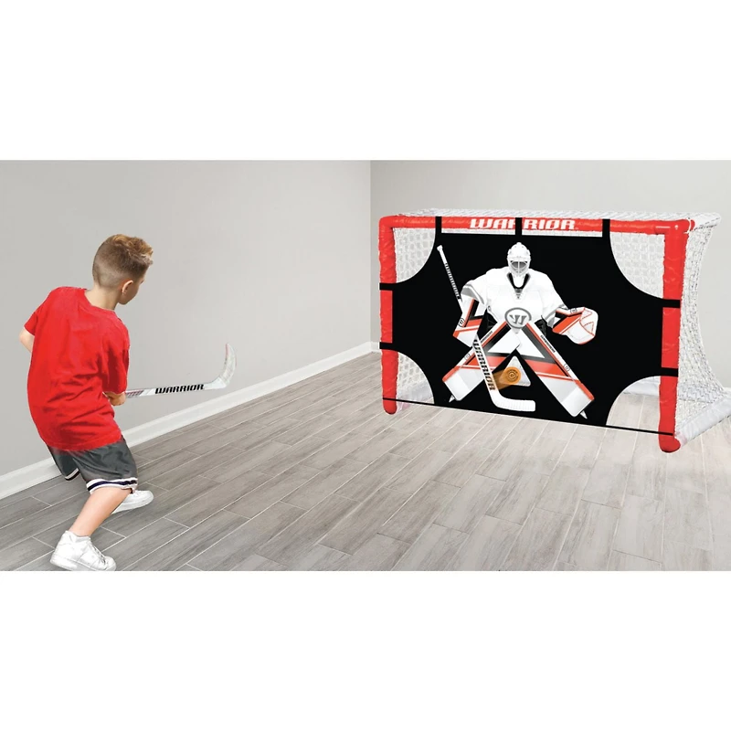 Warrior Street Hockey 54" Shooter Tutor with 5 Shooting Areas and Hook and Loop Attachments