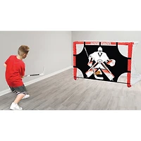 Warrior Street Hockey 54" Shooter Tutor with 5 Shooting Areas and Hook and Loop Attachments