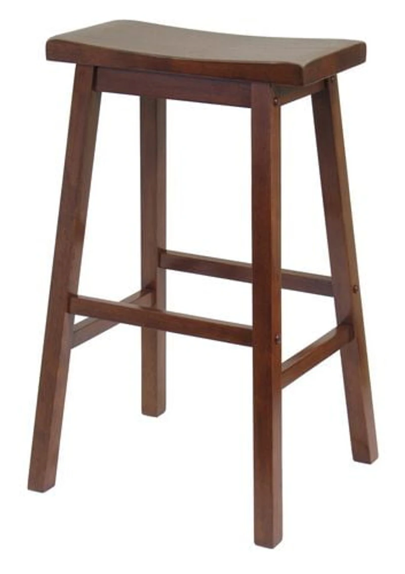 Winsome Satori Saddle Seat Bar Stool, Natural