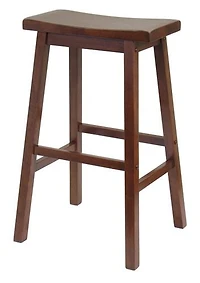 Winsome Satori Saddle Seat Bar Stool, Natural