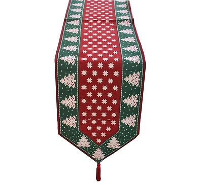 Christmas Tapestry Table Runner