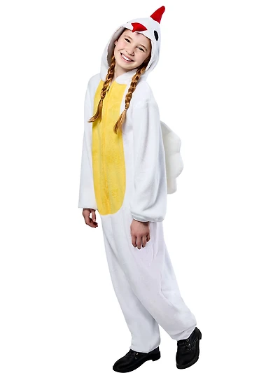 Rubies Chicken Comfy Wear Zipsters Costume for Kids, Unisex