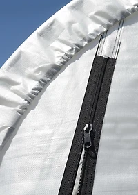 ShelterLogic Grow IT 12 x 20 x 8 ft Translucent Heavy Duty Round Greenhouse