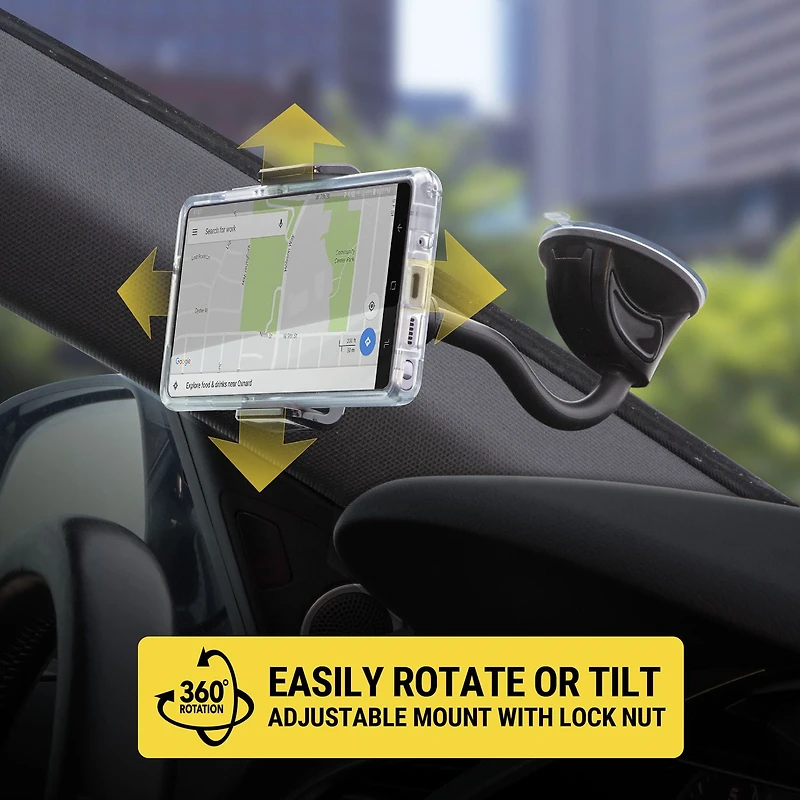Scosche UH4WSML-SP StickIt™ Window Universal Phone Mount Black
