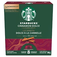 STARBUCKS Cinnamon Dolce for NESPRESSO VERTUO Flavoured Light Roast Coffee, Capsules