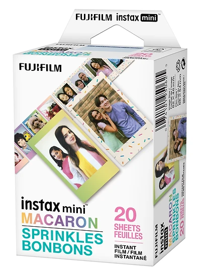 Ensemble de films instantanés «Macaron/Bonbons» Fujifilm Instant mini