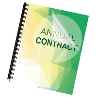 Couvertures PVC transparentes - lettre, 100/paq.