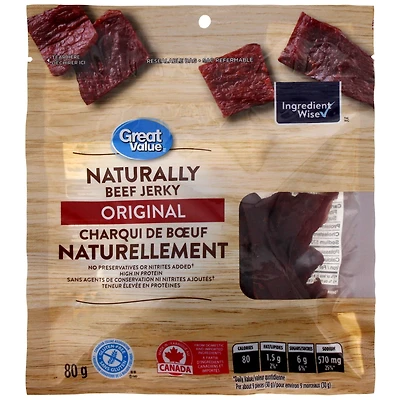 Great Value Naturally Original Beef Jerky