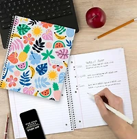 Five Star® 3 Subject Tropical Fruit Notebook