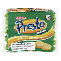Jack n Jill Presto Creams Peanut Butter Sandwich Cookies