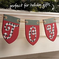 Plaid Unfinished Wood Gothic Arch Plaque, 5" x 7"