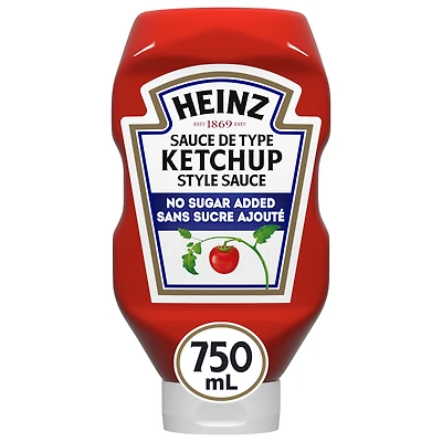 Bouteille De Ketchup Aux Tomates Sans Sucre Ajouté