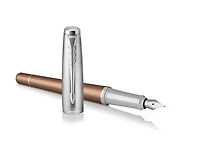 Parker Urban Fountain Pen with Fine Nib with Blue Ink Refill, Premium Orange