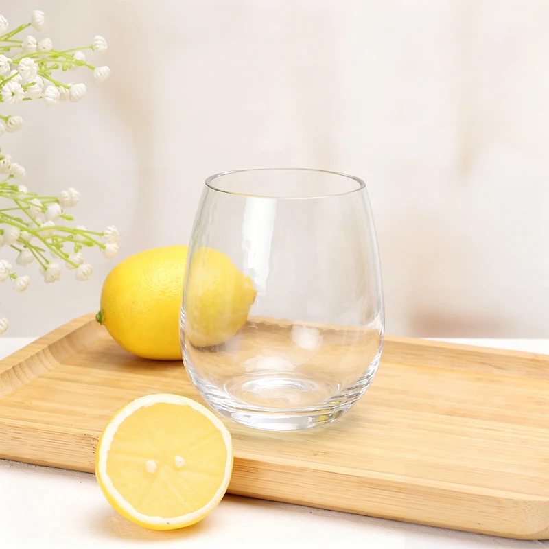 Hometrends Hammer Clear Acrylic Stemless Wine 498mL