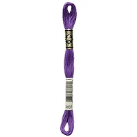 DMC Purple Cotton 6-Strand Embroidery Floss Skein, 8 m (8.7 yd)
