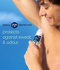 NIVEA MEN Derma Comfort Sensible, antisudorifique en bille, protection 72 heures, 50 ml