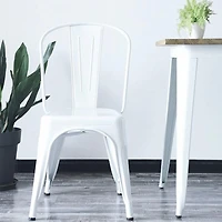 Heavenly Collection Metal Dining Chair SET OF 2