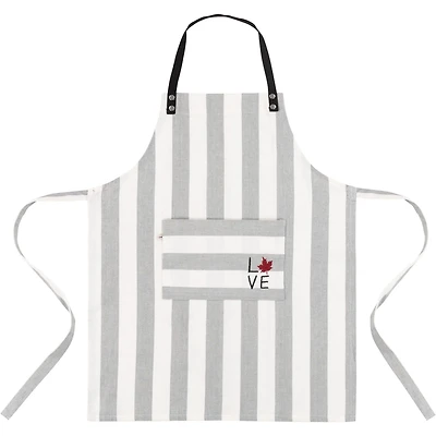 LOVE Ellen DeGeneres Canadian Cabana striped apron