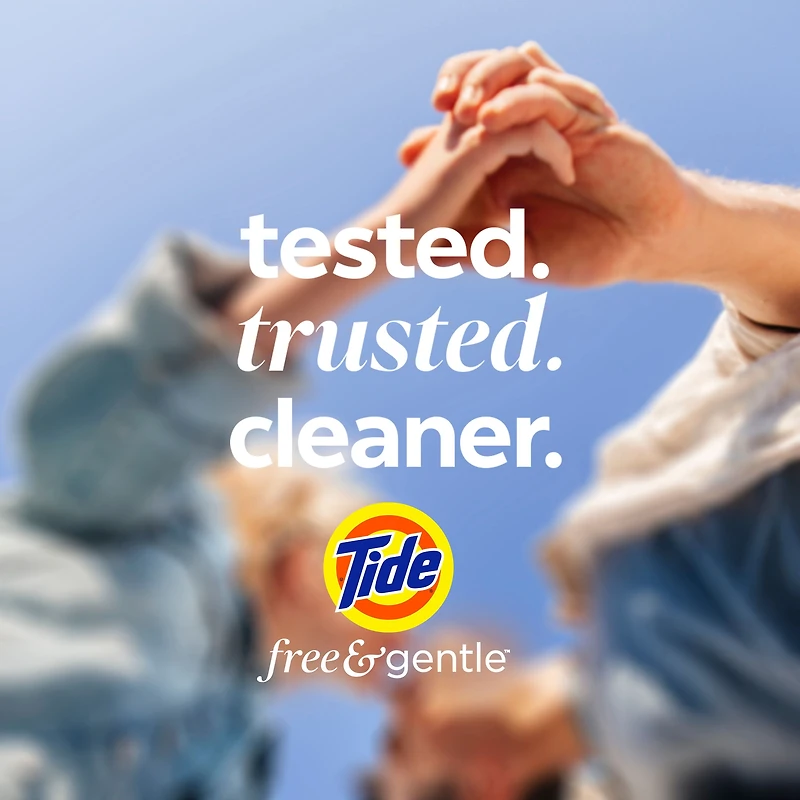 Tide PODS Free & Gentle Laundry Detergent Soap Pacs, Tide PODS Laundry Detergent, Laundry Detergent Pacs, Laundry PODS Detergent, 76 Count