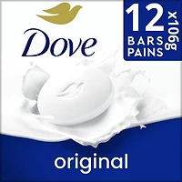 Dove Beauty Bar 1/4 Moisturizing Cream Original, 106 g (12 bars)