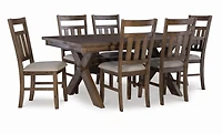 Padilla 7-Piece Dining Set, Brown