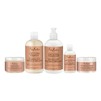 SheaMoisture Curling Gel Soufflé Deep Conditioner hair repair for thick and curly hair Coconut & Hibiscus sulfate-free