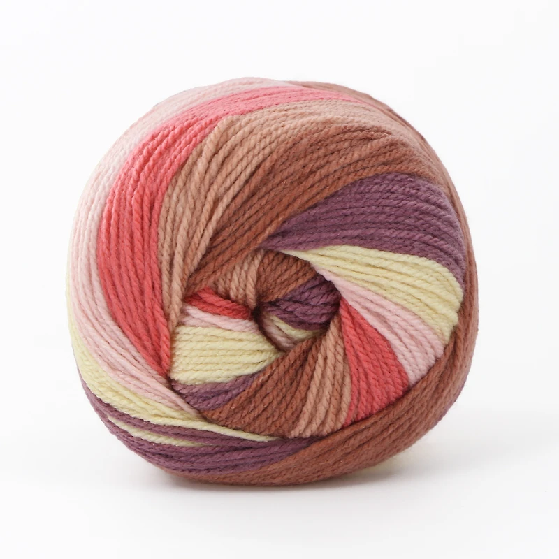 MAINSTAYS Lollipop #4 Acrylic Yarn 227 g (8 oz), Pink Petal