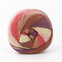 MAINSTAYS Lollipop #4 Acrylic Yarn 227 g (8 oz), Pink Petal