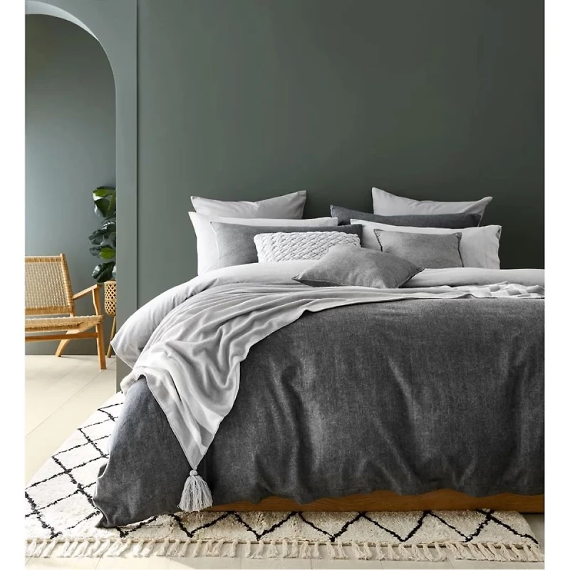 Pack de 2 Coussins Anko Kira Gris
