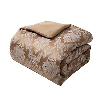 Mainstays 5-Piece Damask Comforter Set, Double/Queen