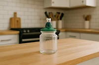 Vacances Temps TT verre Ours Canister, 10oz, 1piece