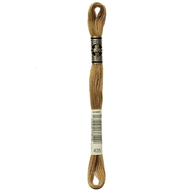 DMC 6-Strand Cotton Embroidery Floss, 8 m (8.7 yd), Brown