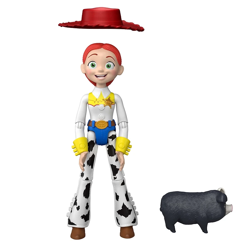 Disney and Pixar Toy Story 5 Critter Talk Jessie, 12 Inch Figure & JD, 35 Sounds English or French