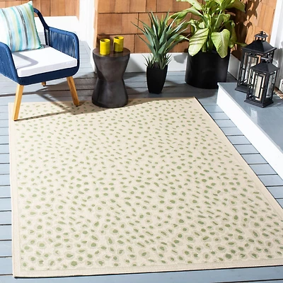 SAFAVIEH Courtyard Camille Tapis Intérieur/Extérieur Animal