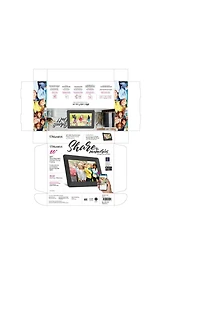 Aluratek10" WIFI Digital Photo Frame w/ Touchscreen IPS Display & 8 GB Memory