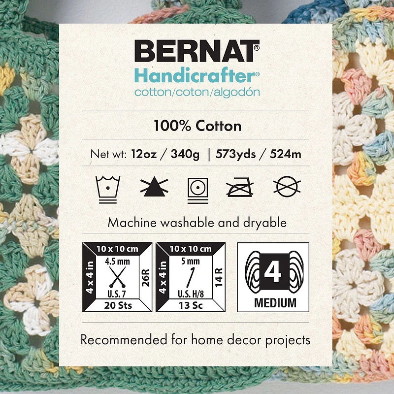 Bernat® Fil Ombre Handicrafter®, Coton #4 Moyen, 12oz/340g