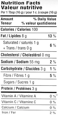 Adams 100% Natural Creamy Peanut Butter 500g