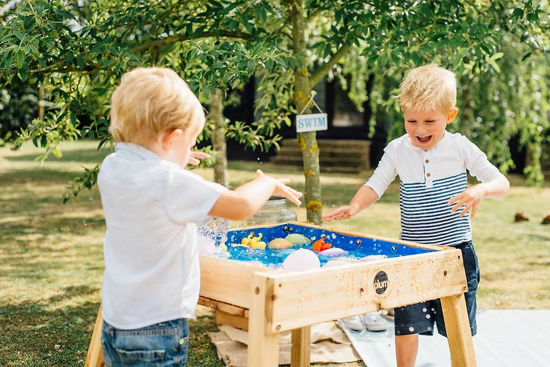Plum® Build & Splash Wooden Sand & Water Table - Natural