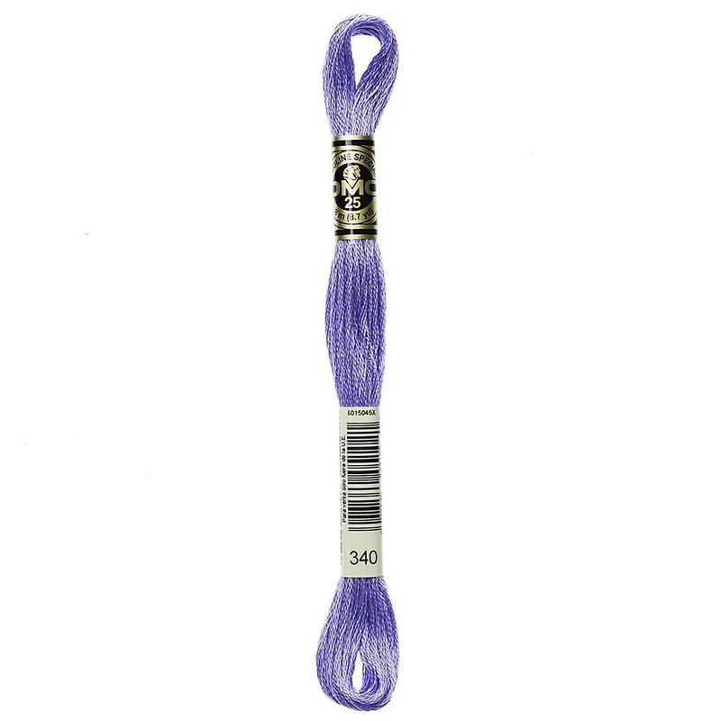 DMC Purple Cotton 6-Strand Embroidery Floss Skein, 8 m (8.7 yd)