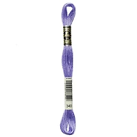 DMC Purple Cotton 6-Strand Embroidery Floss Skein, 8 m (8.7 yd)