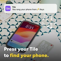 Life360 Tile Pro (2024) Bluetooth Tracker, both iOS and Android Compatible. 2-Pack
