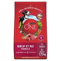 Purina ONE Microbiome Balance Beef & Rice Formula, Dry Dog Food 1.72kg